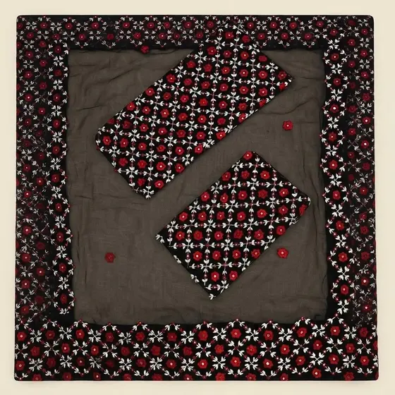 Embroidered balochi Outfit handmade